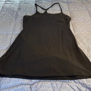 Outdoor Voices Black Strappy Dress